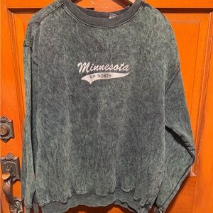 VINTAGE MCINTOSH AND SEYMOUR Minnesota 'Green Crewneck Sweatshirt SZ XL